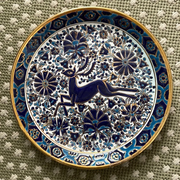 Nassos Vintage Hand Made Plate - Picture 1 of 3